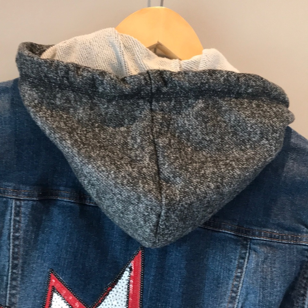 Sequin Jean Jacket - image 5